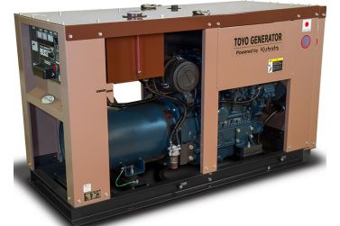 Дизельный генератор Toyo TG-40TPC в кожухе