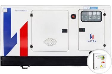 Дизельный генератор Исток АД60С-Т400-РПМ35 в кожухе с АВР