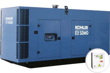 Дизельный генератор KOHLER-SDMO D630II в кожухе с АВР