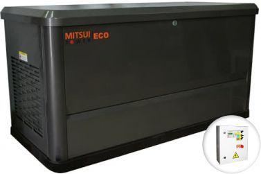 Газовый генератор Mitsui Power Eco GM 13000 в кожухе с АВР