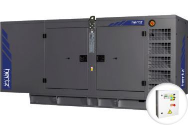 Дизельный генератор Hertz HG 166 PC в кожухе с АВР