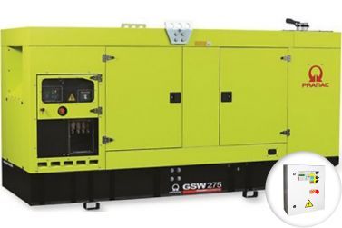 Дизельный генератор Pramac GSW275V в кожухе с АВР