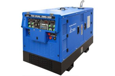Сварочный дизельный генератор ТСС DUAL DWG-500 в кожухе