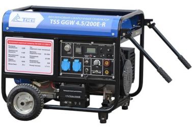 Сварочный бензиновый генератор ТСС GGW 4.5/200E-R