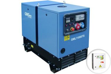 Дизельный генератор GMGen GML11000TS в кожухе с АВР