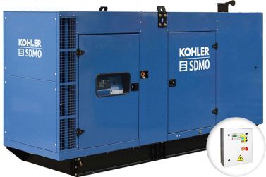 Дизельный генератор KOHLER-SDMO V350C2 в кожухе с АВР