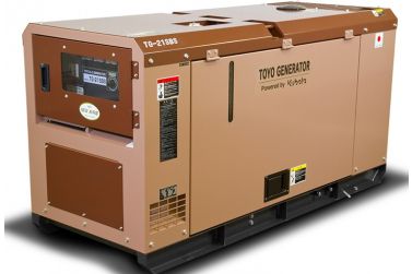 Дизельный генератор Toyo TG-21SBS в кожухе