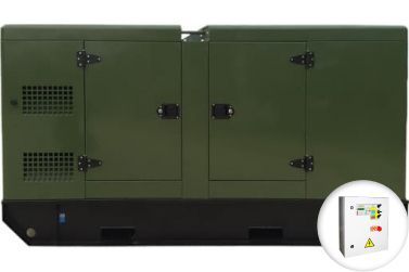 Дизельный генератор УРАЛ АД-400-РА-Т400 в кожухе с АВР