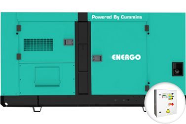 Дизельный генератор Energo 60 AG-C-S в кожухе с АВР