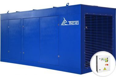 Дизельный генератор ТСС АД-620С-Т400-2РПМ17 в капоте с АВР