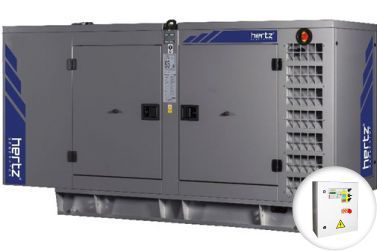 Дизельный генератор Hertz HG 73 PC в кожухе с АВР
