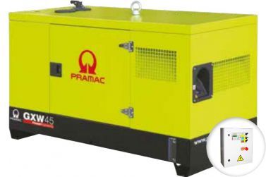 Дизельный генератор Pramac GXW45W в кожухе с АВР