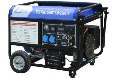 Сварочный бензиновый генератор ТСС GGW 3.0/250E-R