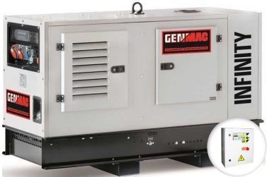 Дизельный генератор Genmac INFINITY G20PS в кожухе с АВР