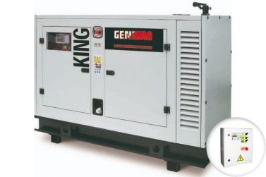 Дизельный генератор Genmac KING G60JS в кожухе с АВР